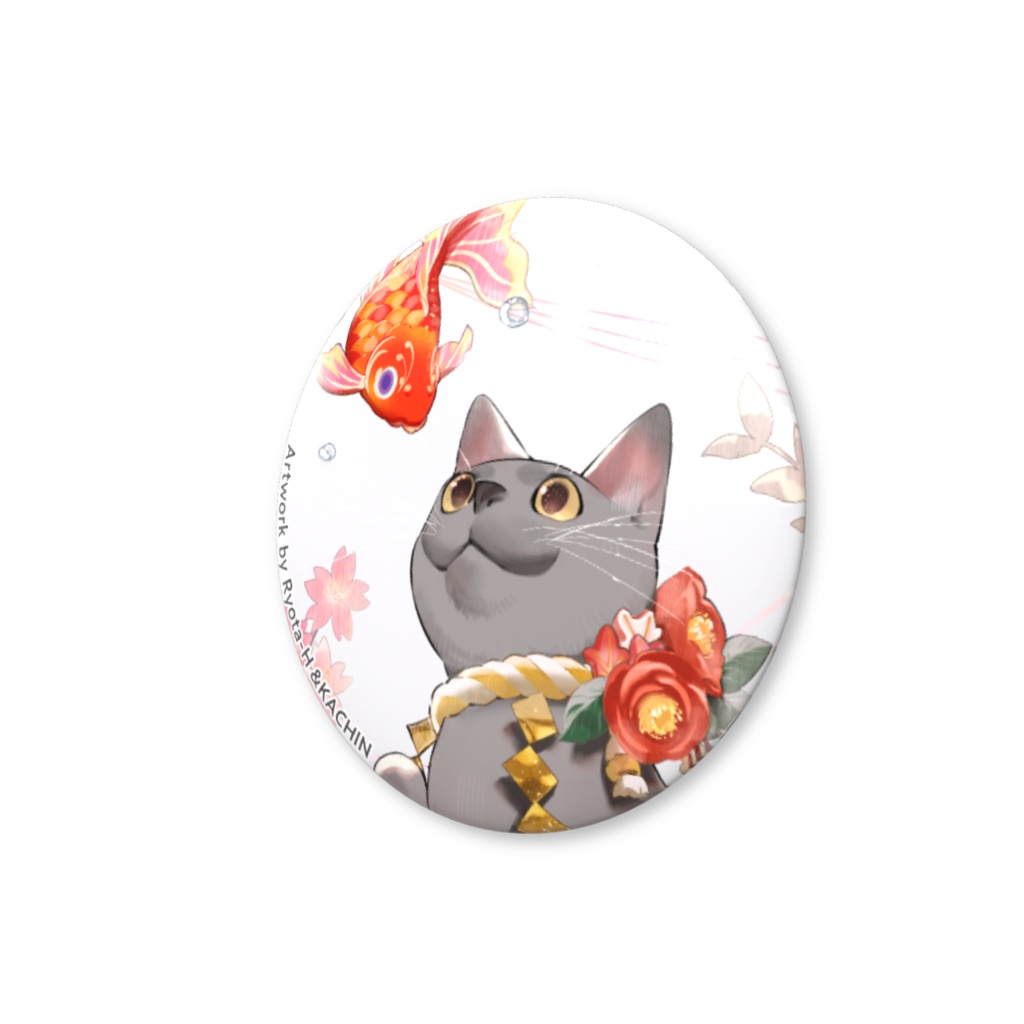 【BOOTH限定】缶バッジ(32㎜)<Ryota-H&KACHIN>