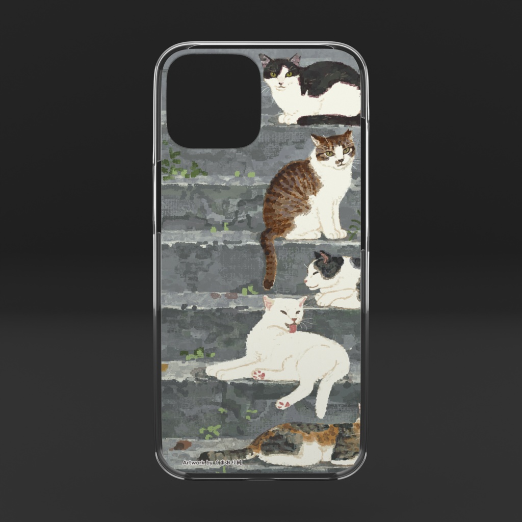 【BOOTH限定】クリアiPhoneケース<くまおり純>