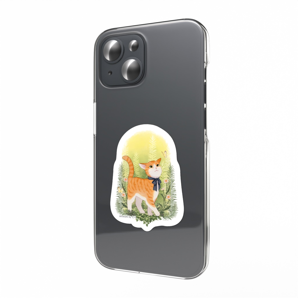 【BOOTH限定】スマホステッカー<たら>