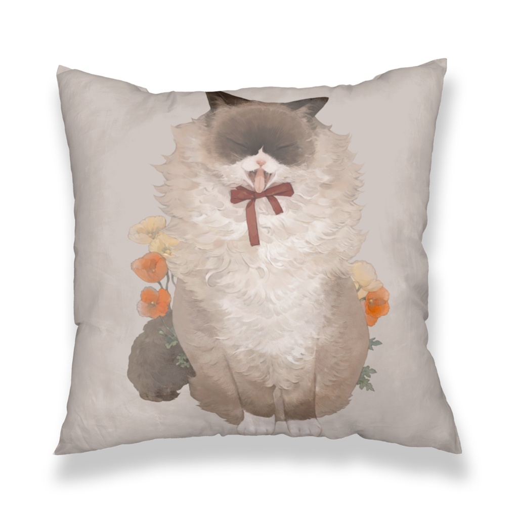 【BOOTH限定】クッションカバー<ねこ助>