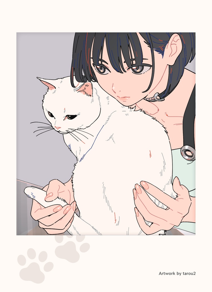 フォト風カード<tarou2>「cuddle」