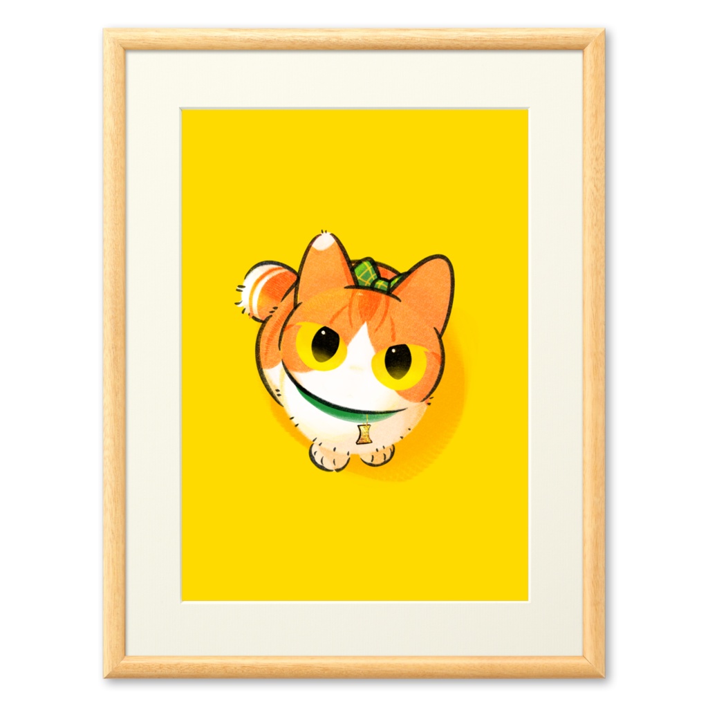 複製画(A4)<ふじひと>「最愛」