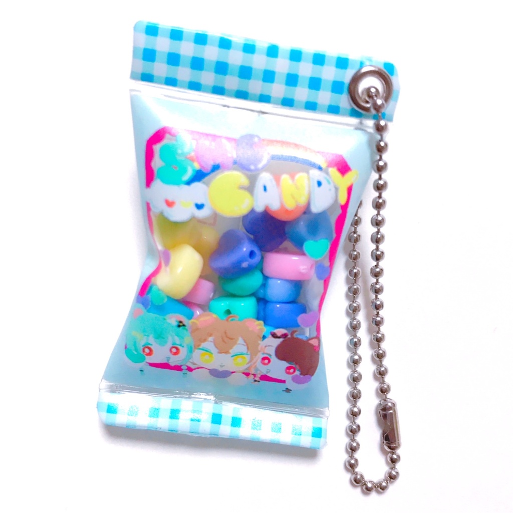 【非公式】くますめしキャンディーキーホルダー