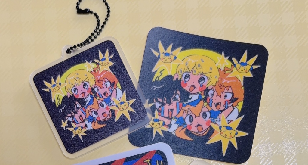 【非公式】おしおきアクキー&シールセット