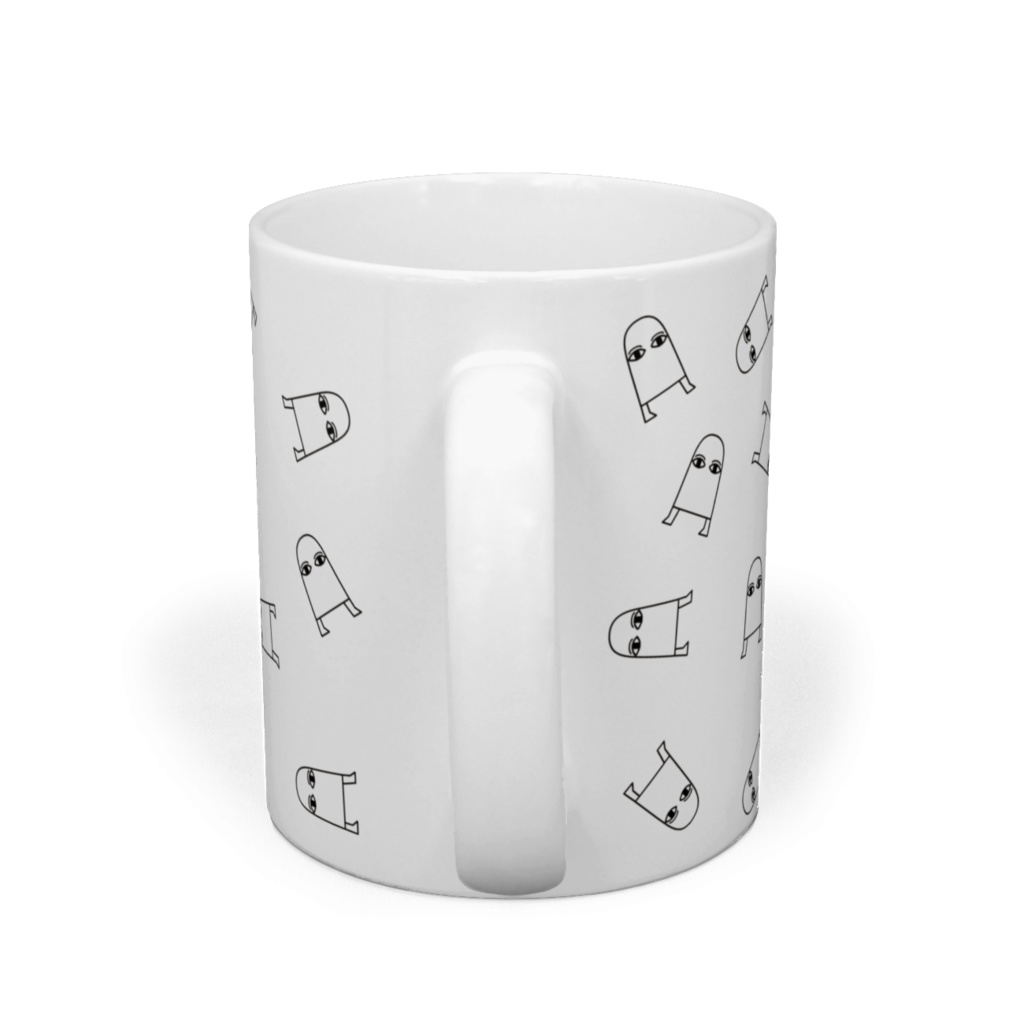 散らばりメジェド マグカップ