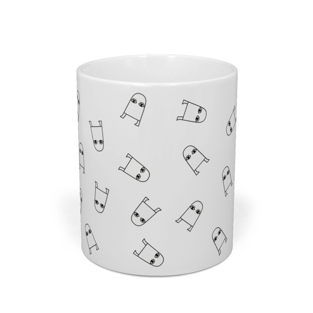 散らばりメジェド マグカップ