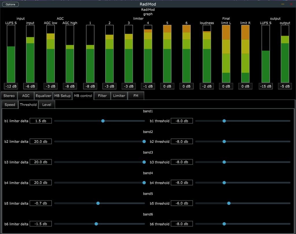 配信用 全自動音量・音質調整ソフトRadiMod audio processor