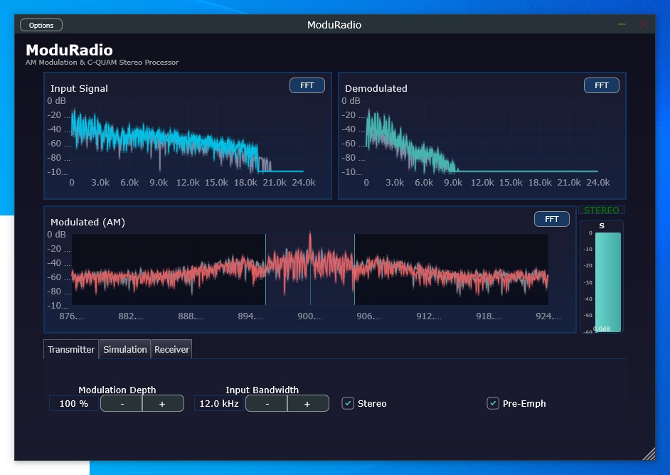 ModuRadio AMステレオ 再現VST (C-QUAM)