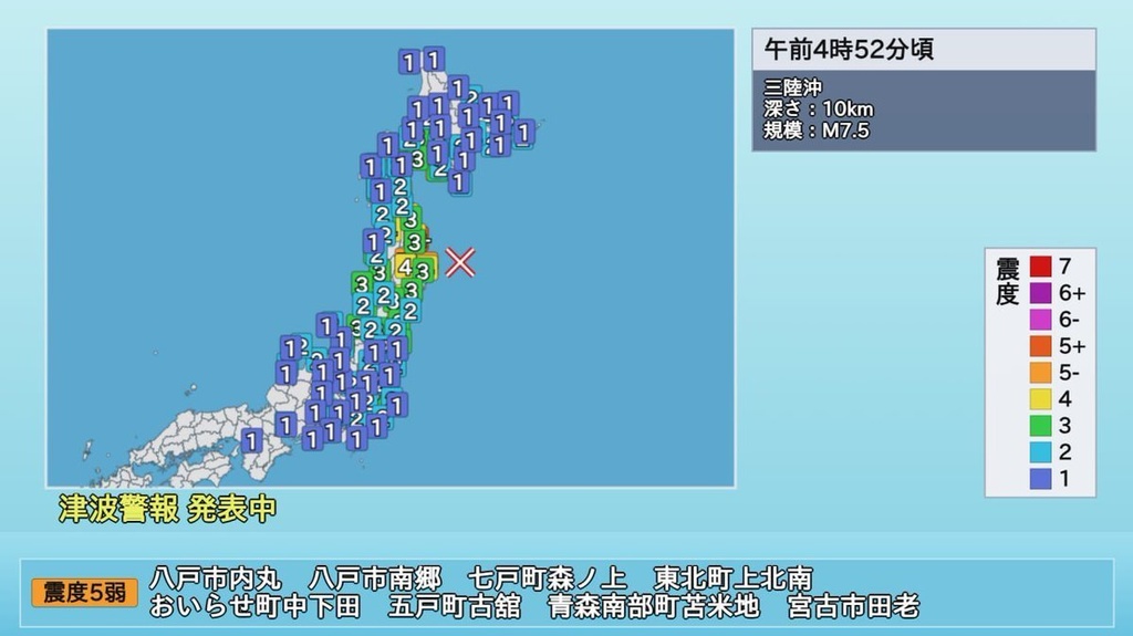 【発売記念セール】OBS用地震・津波情報プラグイン6点セット OBS-Earthquake