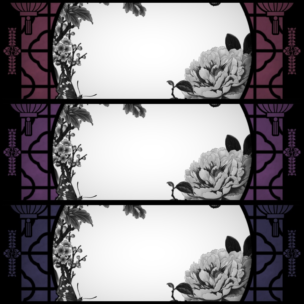𓊆配信𓊇 和風・中華サムネイル素材 𓊆Vtuber・配信者向け𓊇