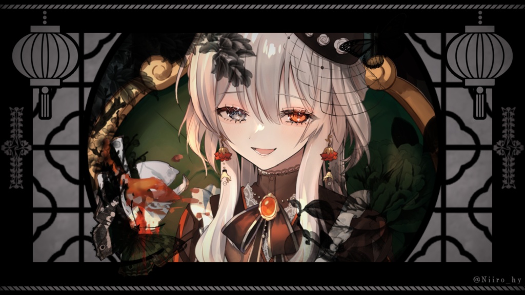 𓊆配信𓊇 和風・中華サムネイル素材  𓊆Vtuber・配信者向け‎𓊇