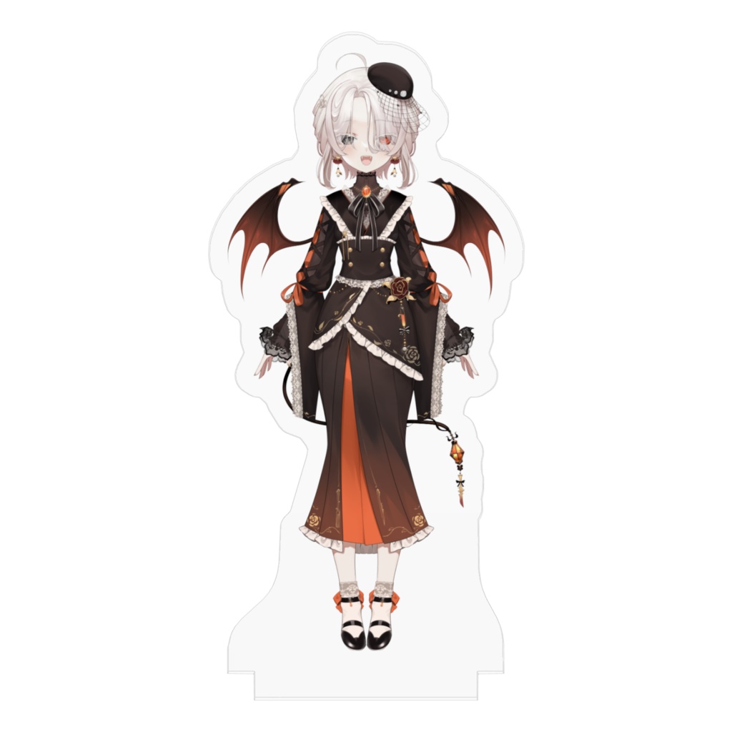 蜜月にいろ アクリルスタンド 𓊆 羽・尻尾あり立ち絵B 𓊇