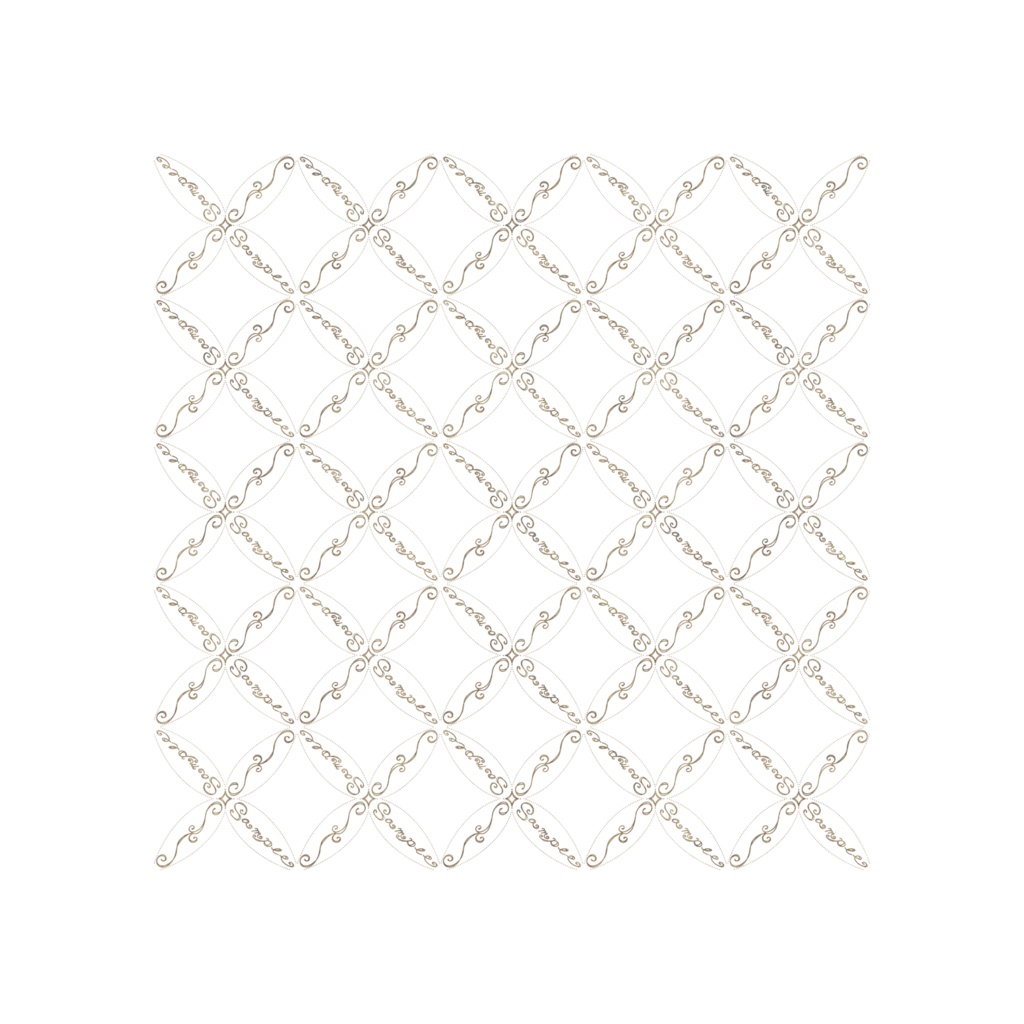 クラシカルな転載禁止スタンプ&透かしデザイン