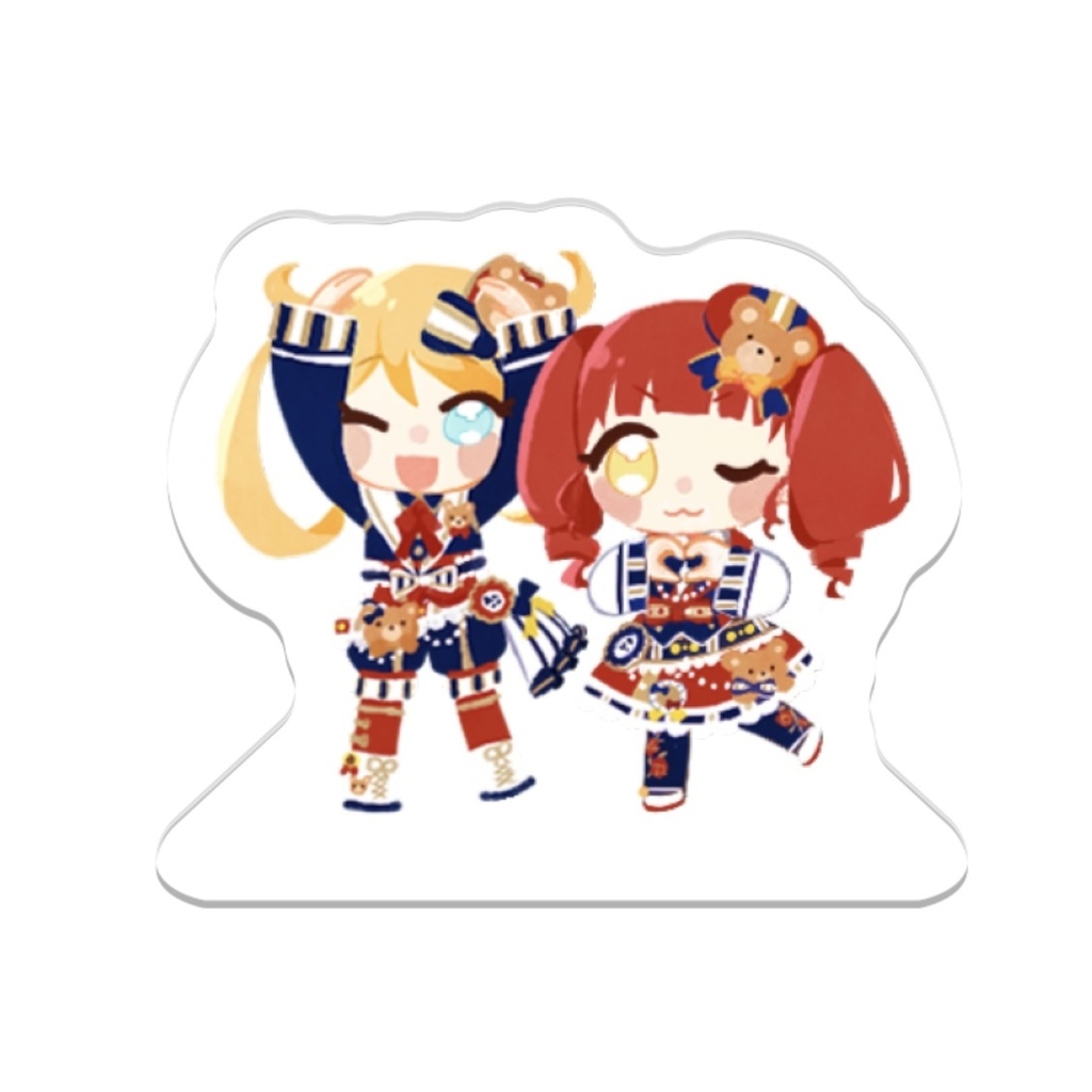 ツインテールズ　自立ミニアクスタ