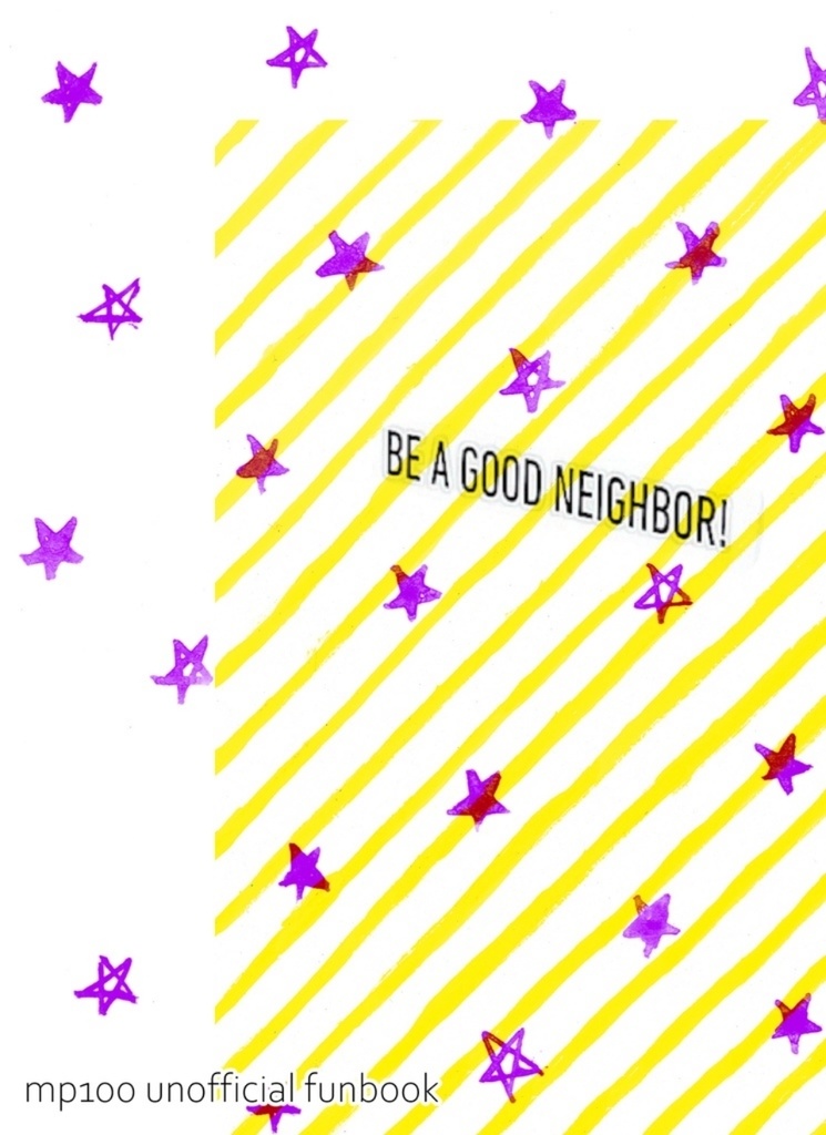 BE A GOOD NEIGHBOR!