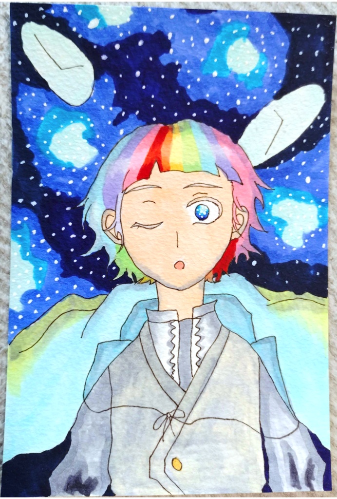 オリジナルポストカード 一点もの レアリ