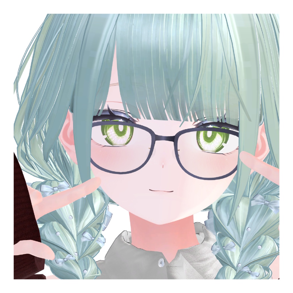 しなのちゃん用アイテクスチャ「花雫のグラスアイ -Floral Dew Glass Eyes-」