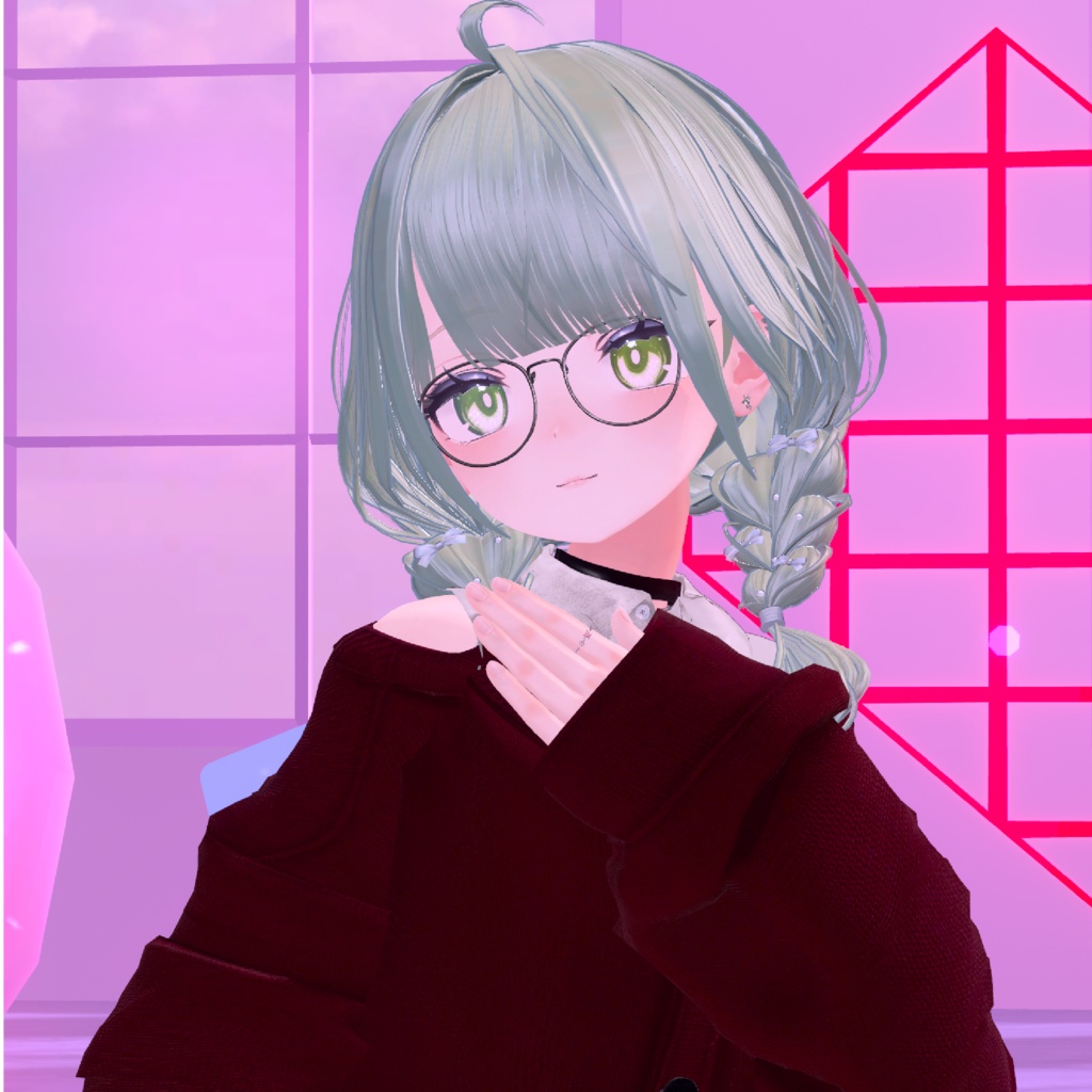 しなのちゃん用アイテクスチャ「花雫のグラスアイ -Floral Dew Glass Eyes-」