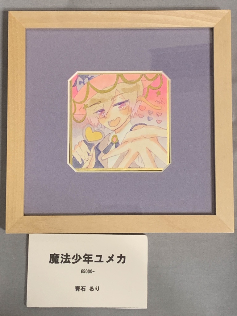 【額装原画】魔法少年ユメカ