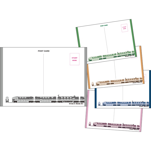 【レゴトレイン】形式585系ポストカードセット
