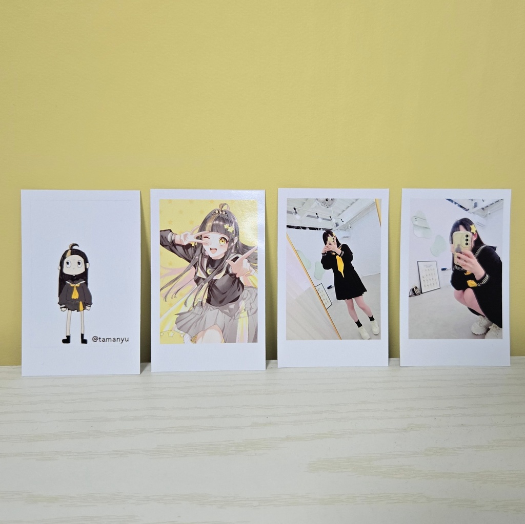 3周年 チェキ風ブロマイド らくがき有り