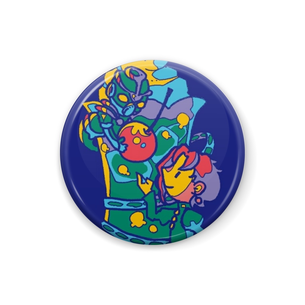 【JOJO】花京院缶バッジ