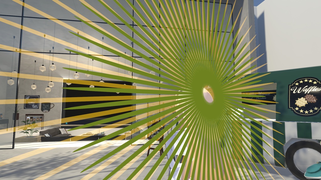 【VRChat想定】神聖すぎてだだ漏れな後光(アニメーション付き)