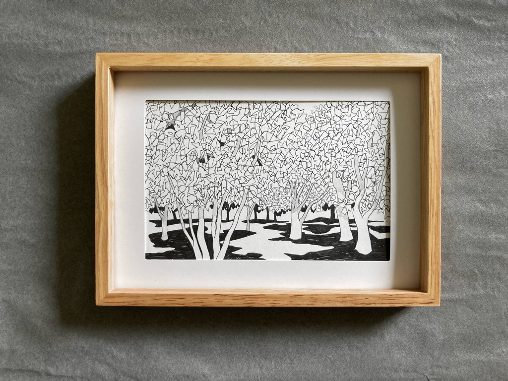 《木の絵》ペン画no.2【原画】