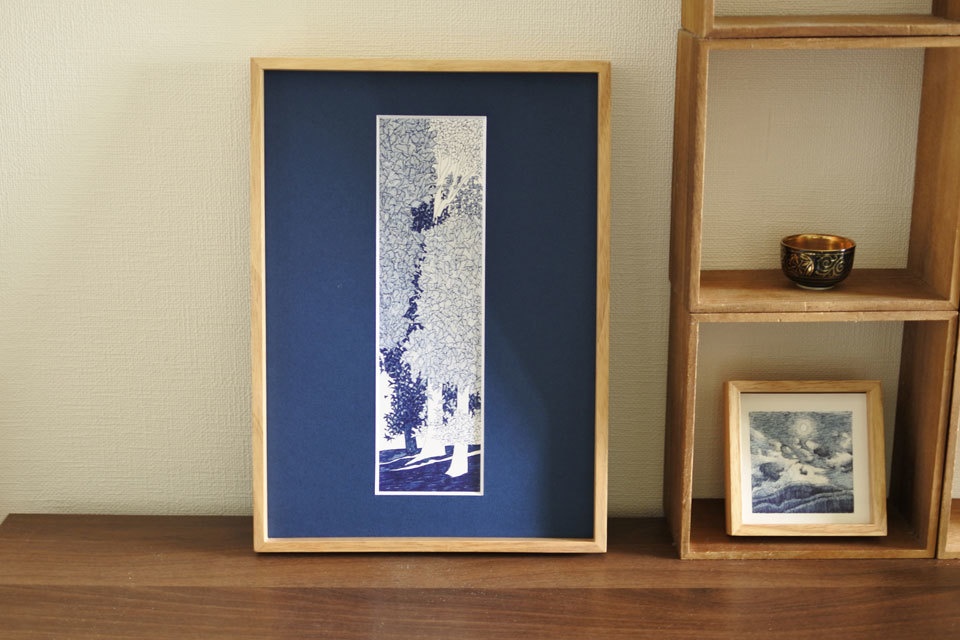 《木の絵》長方形 no.1 複製画