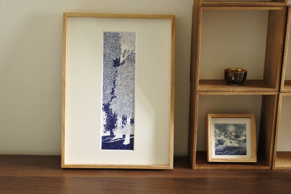 《木の絵》長方形 no.1 複製画