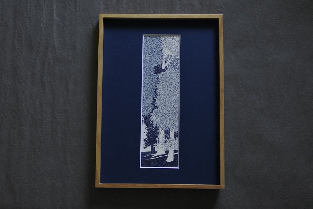 《木の絵》長方形 no.1 複製画