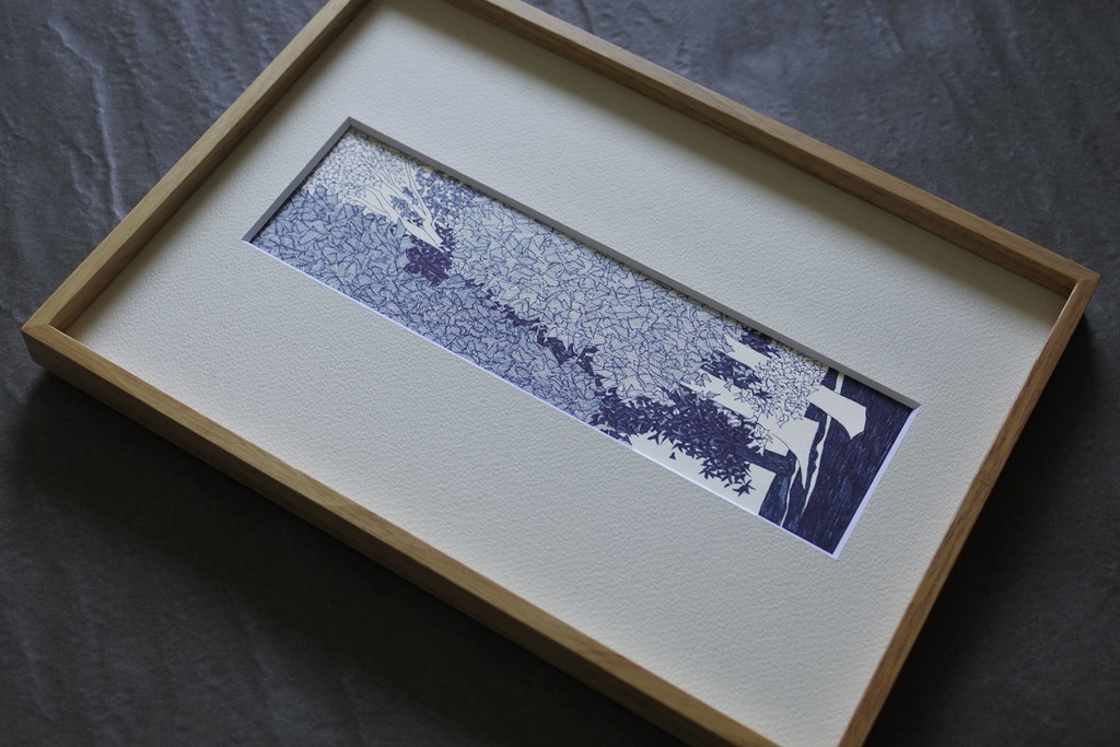 《木の絵》長方形 no.1 複製画