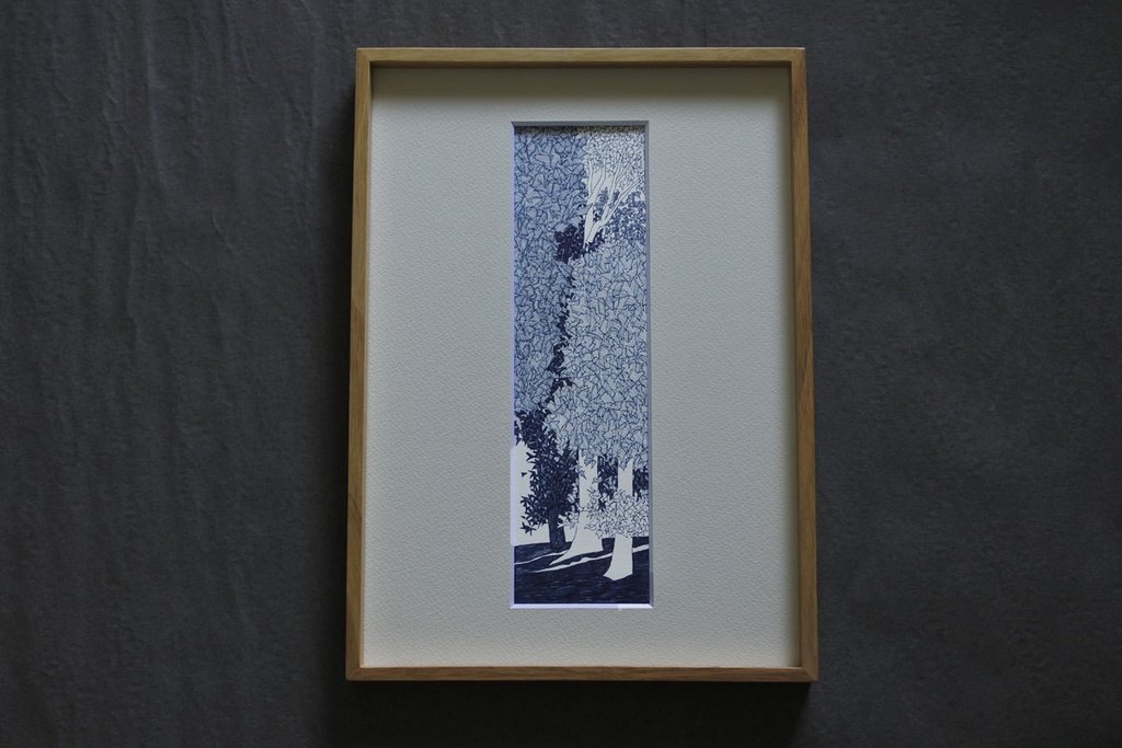 《木の絵》長方形 no.1 複製画