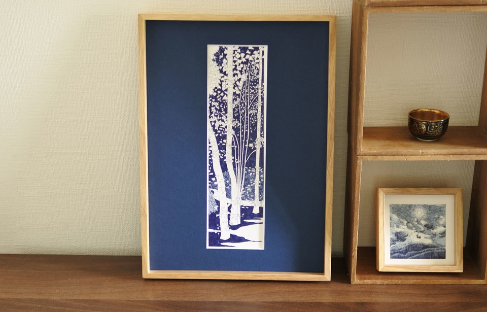 《木の絵》長方形no.3 複製画