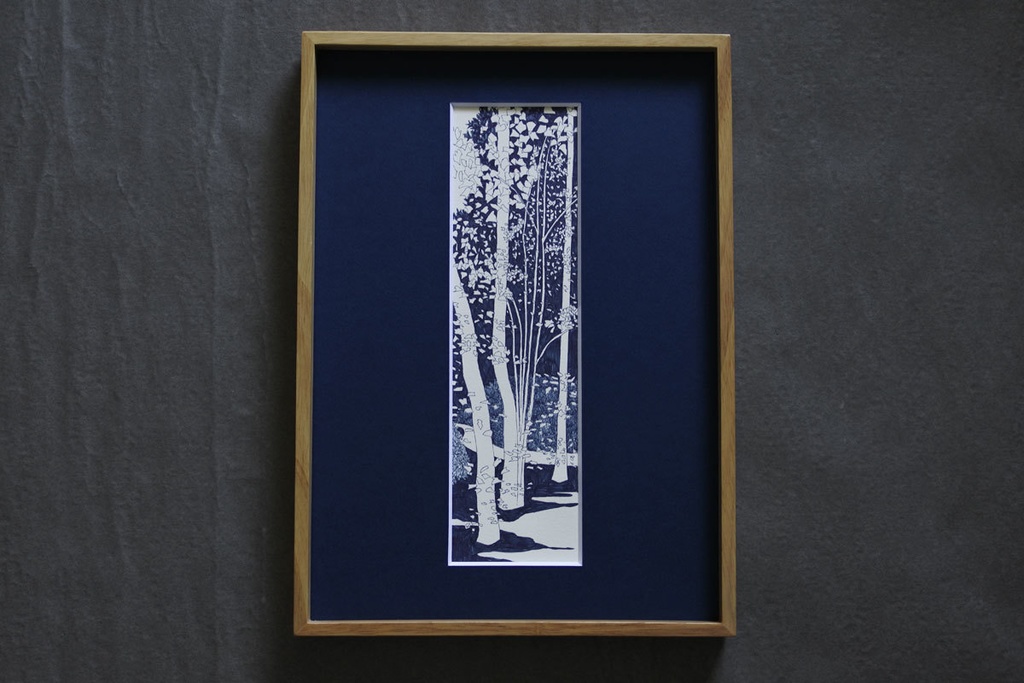 《木の絵》長方形no.3 複製画