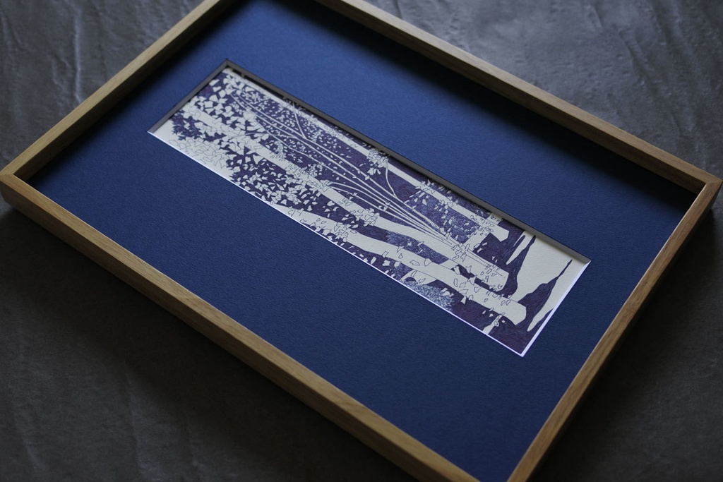 《木の絵》長方形no.3 複製画