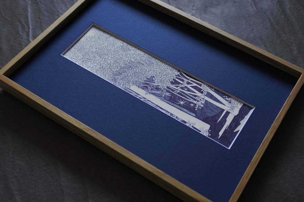 《木の絵》長方形no.4 複製画