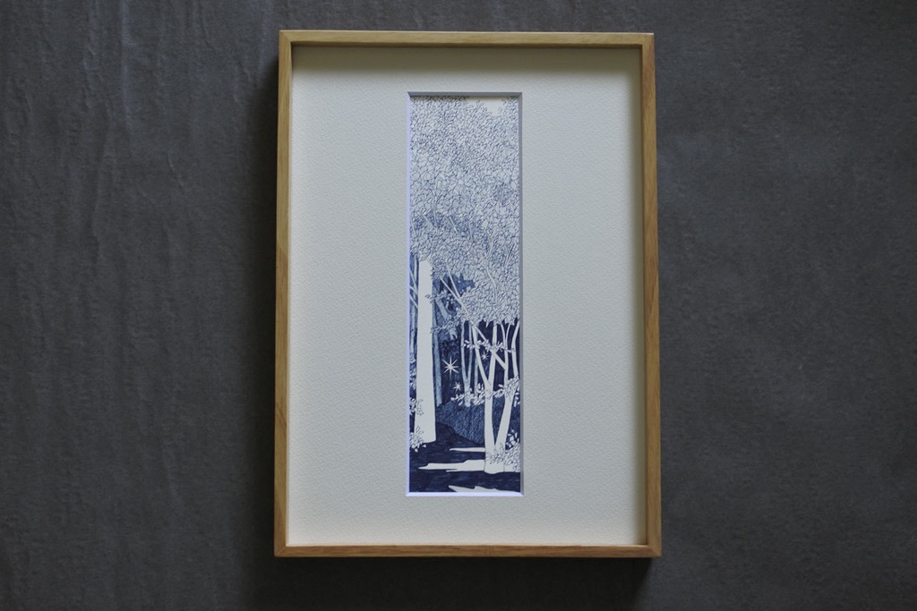 《木の絵》長方形no.4 複製画