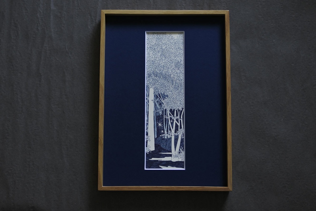 《木の絵》長方形no.4 複製画