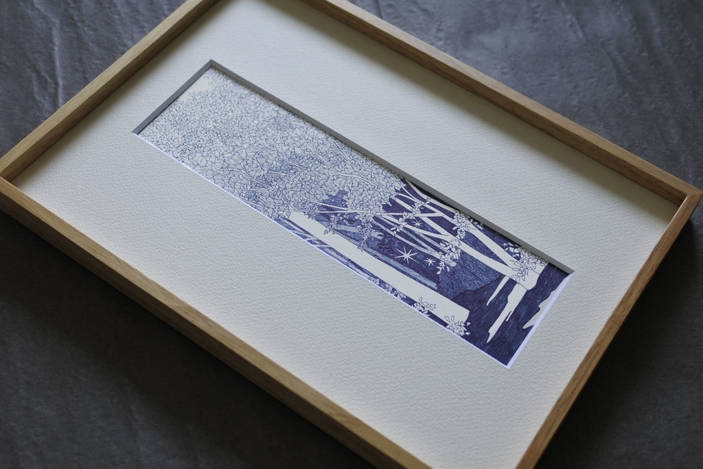 《木の絵》長方形no.4 複製画