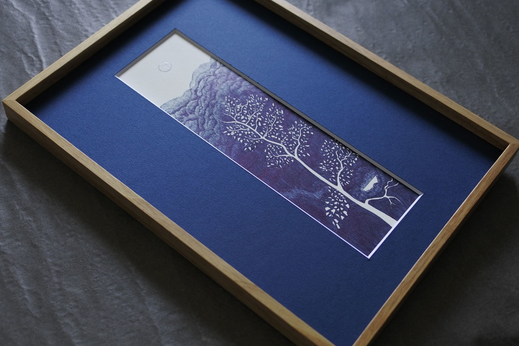 《木の絵》長方形no.6 複製画