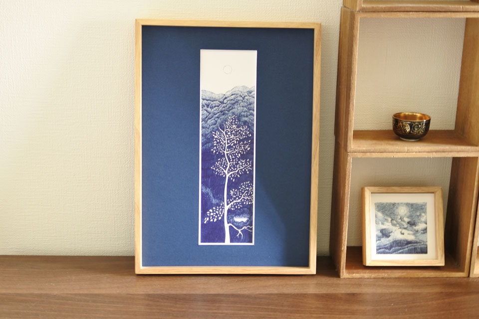 《木の絵》長方形no.6 複製画