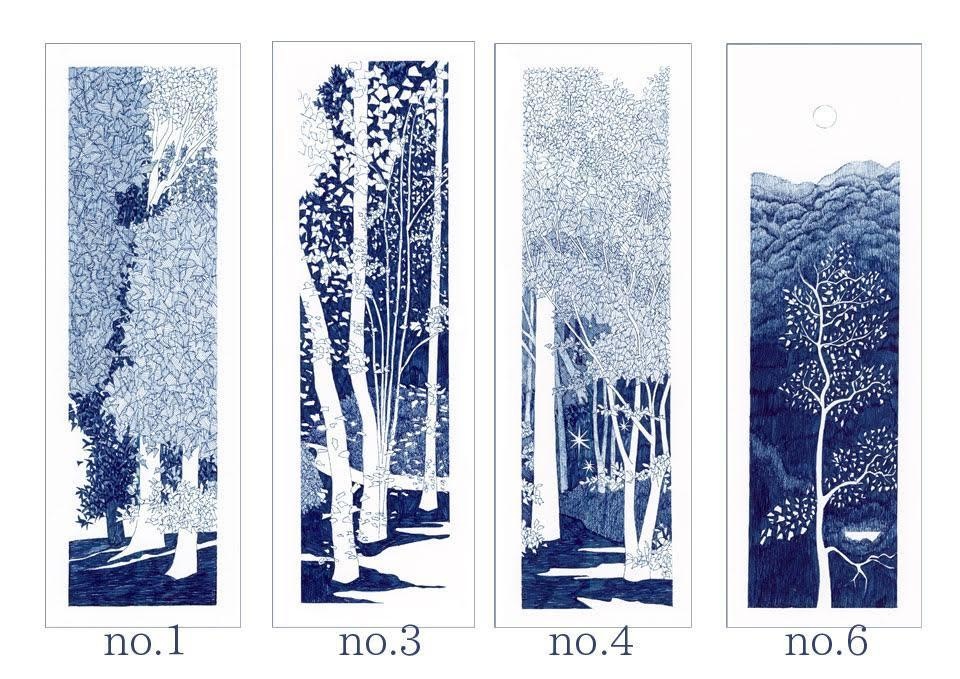 《木の絵》長方形 複製画単品
