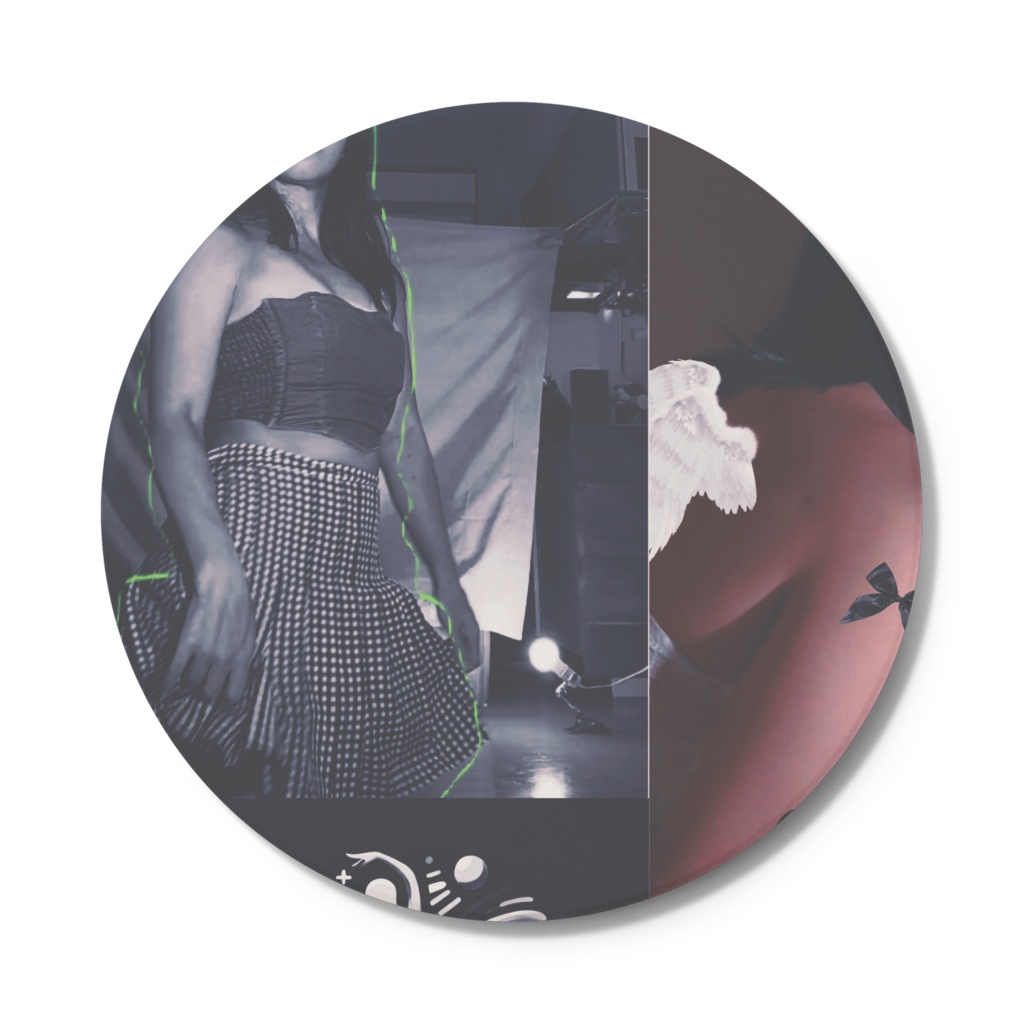 IDS Polaroid コースター dark ver.