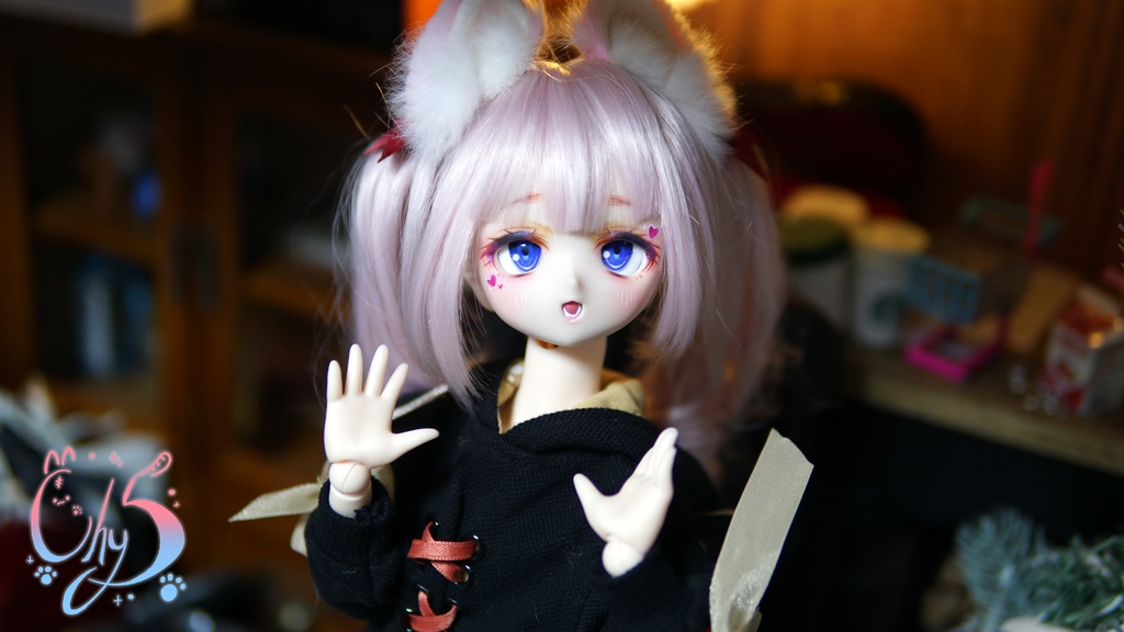 【DDH-01 sw】開口カスタムヘッド+おまけ眼球付