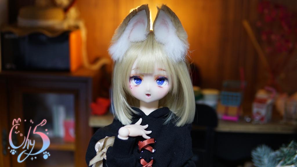 【DDH-01 sw】開口カスタムヘッド+おまけ眼球付