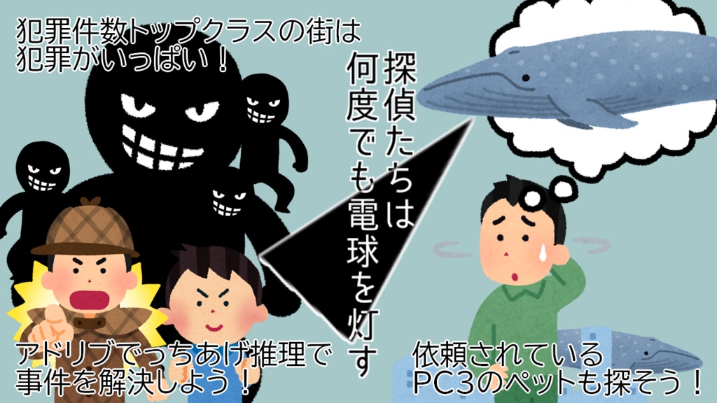 【インセイン】探偵たちは何度でも電球を灯す