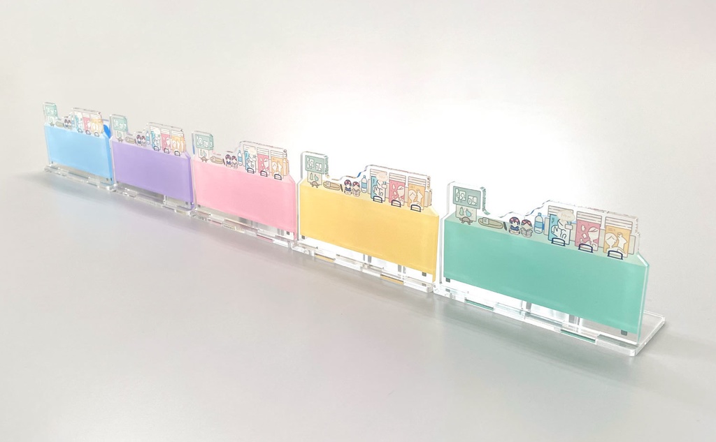 アクリルぱぺスタンド(ぱぺスタ)【01_パステルピンク】