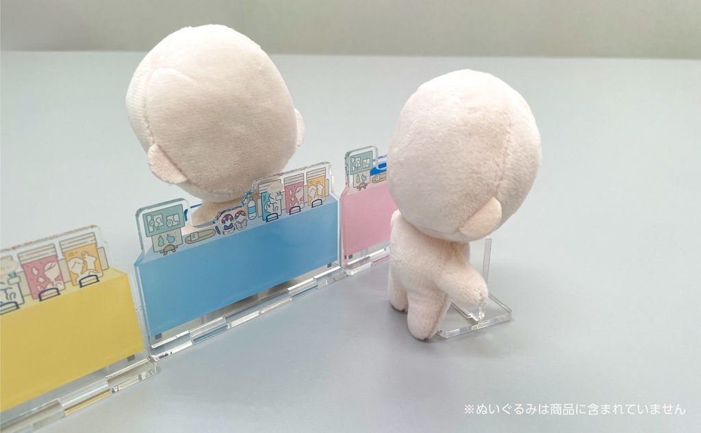 アクリルぱぺスタンド(ぱぺスタ)【04_パステルグリーン】