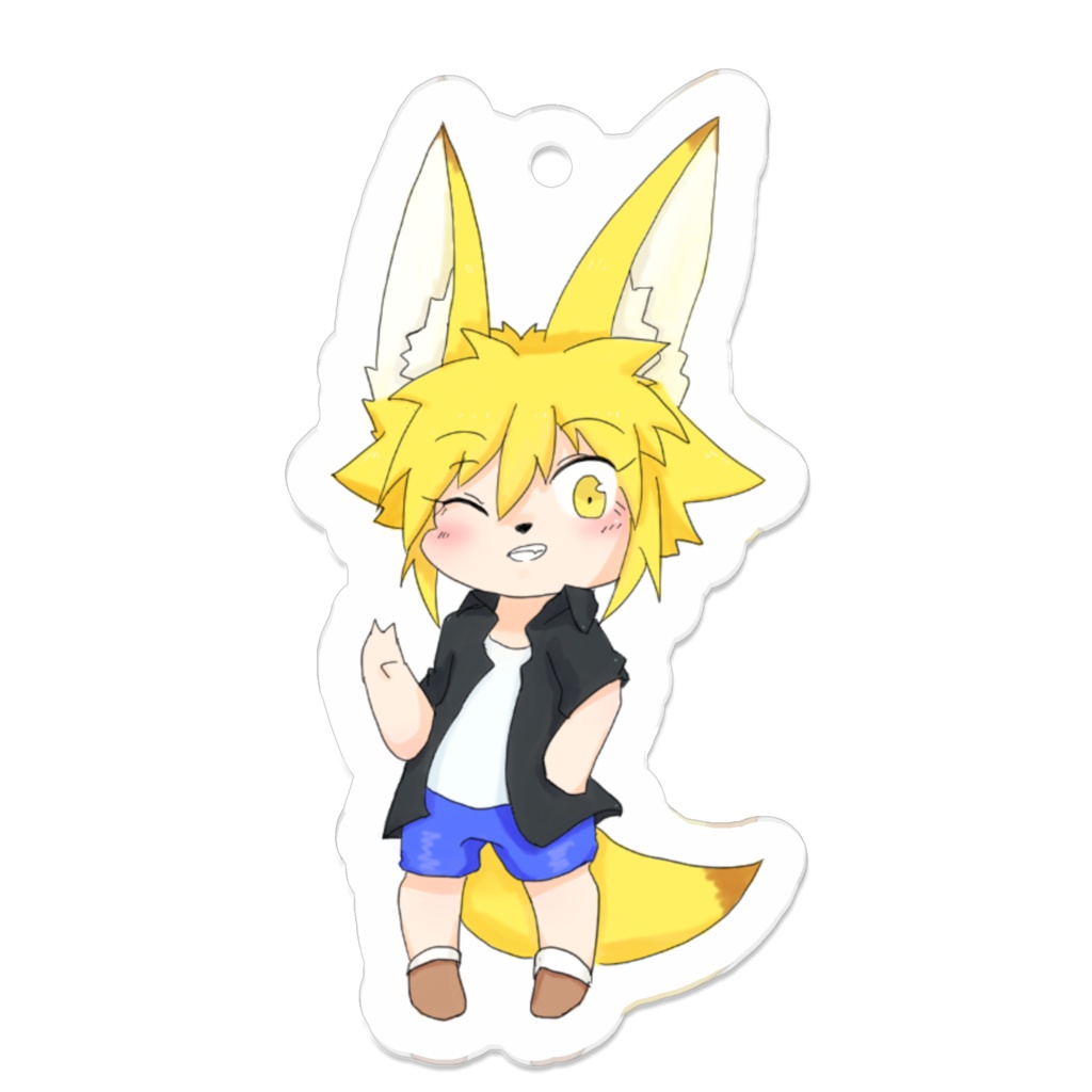 アクリルキーホルダー　ミケツ